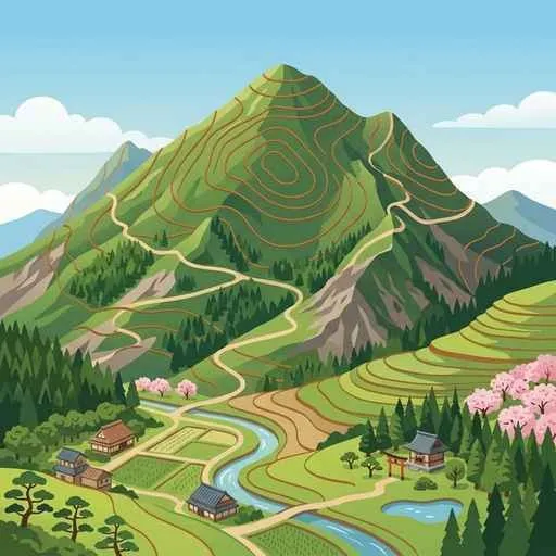 等高線と傾斜