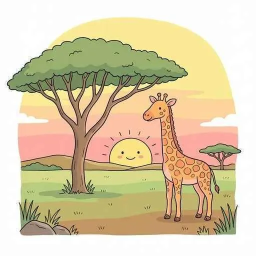 アフリカのサバナ