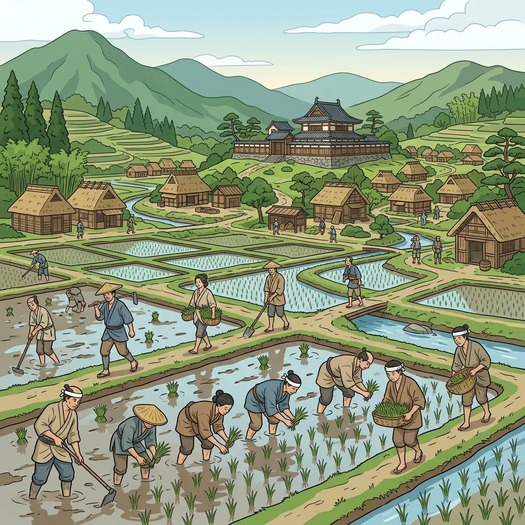 荘園の開墾の様子