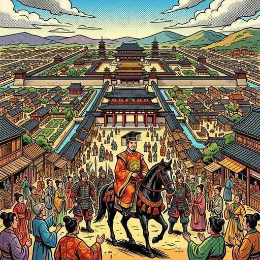 平安京のイラスト