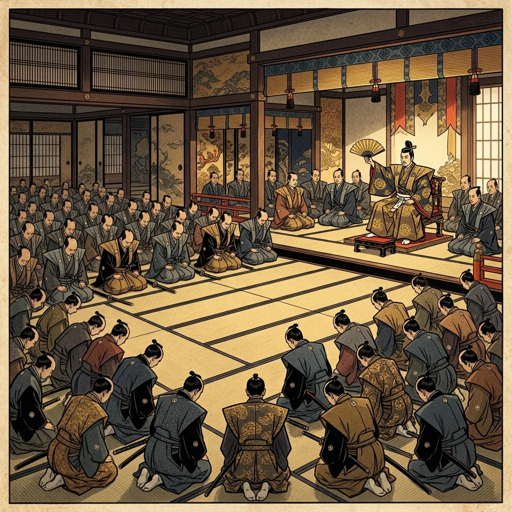 大政奉還の様子