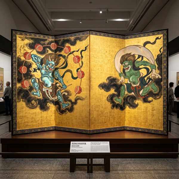 風神雷神図屏風