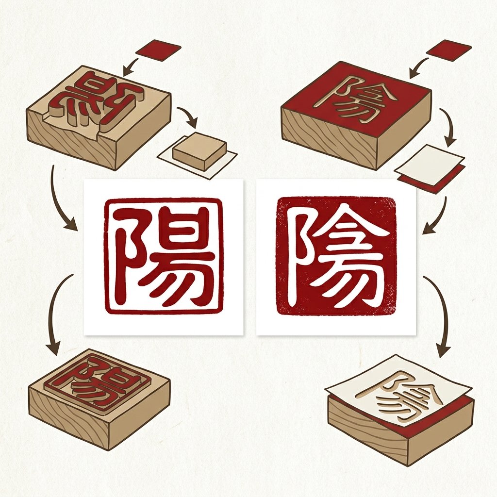 陽刻と陰刻