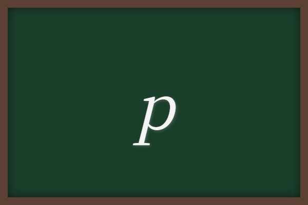 p