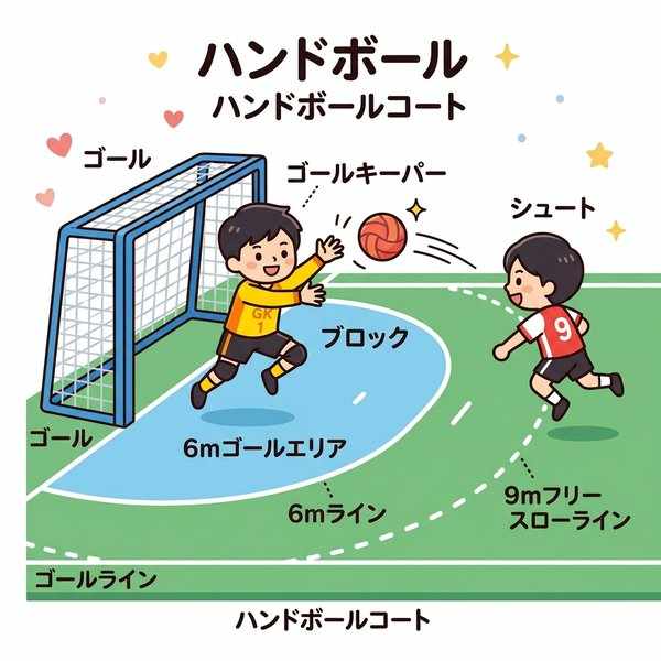 ハンドボールコート