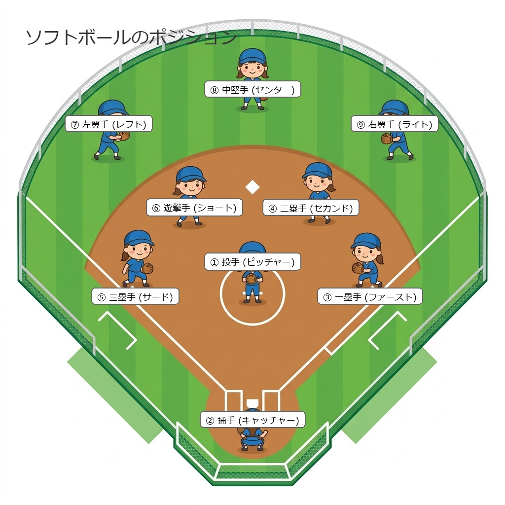 ソフトボールグラウンド