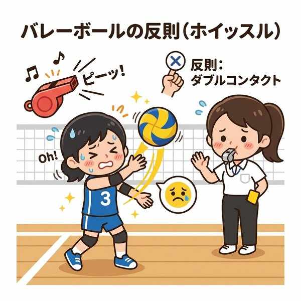タッチネットなどの反則
