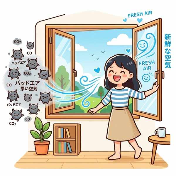 室内の換気