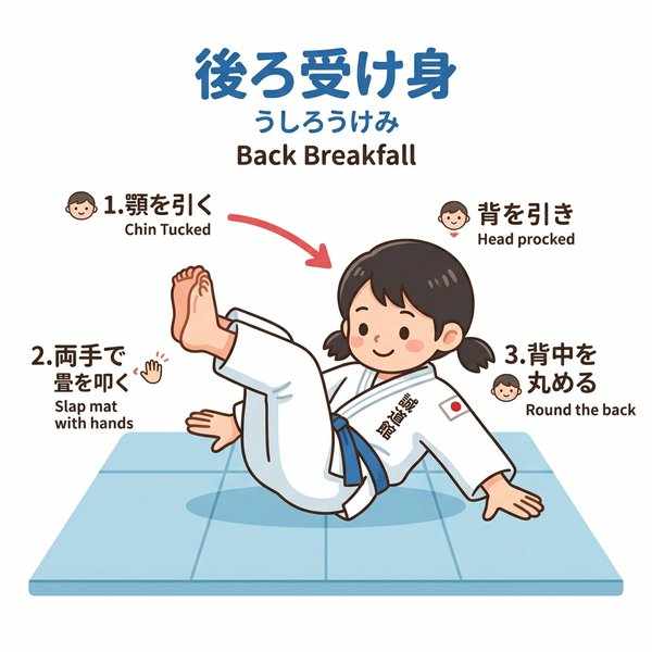 柔道の受け身
