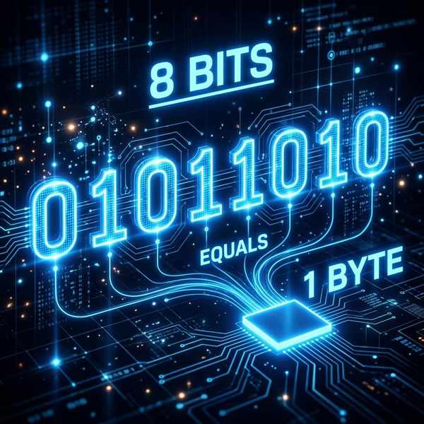 1B=8bit