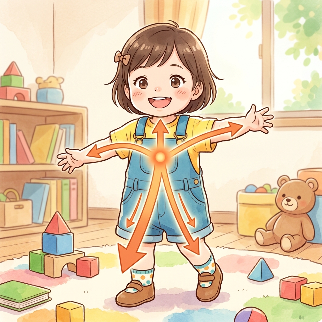 身体の発達方向